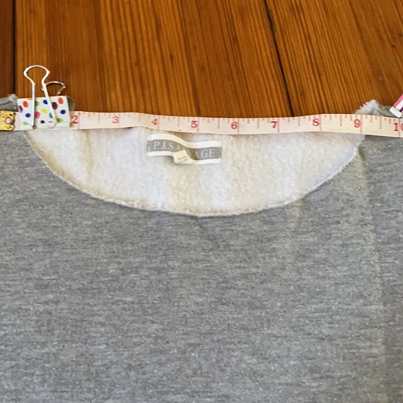 P.J.Salvage square cut raw edge Sweatshirt - Picture 6 of 9